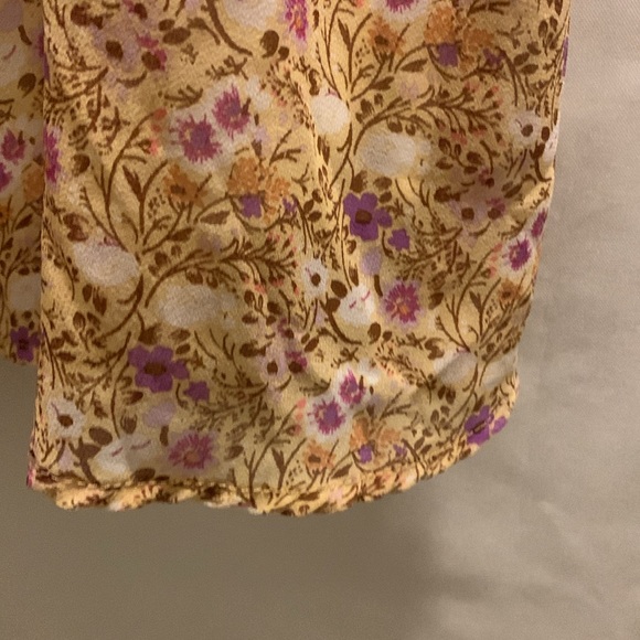 Francesca’s Blue Rain Floral Print Mini Dress XL - Picture 6 of 6